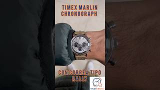 timex Marlin chronograph con Correa rally wristshot wristwatch wristcheck timexwatches [upl. by Etteinotna]