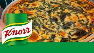 Astuce KNORR®  Varier les ingrédients de sa quiche lorraine [upl. by Namrej]