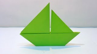 How to Make 2D Paper Sailboat  Easy Origami Paper Boat Tutorial for Handmade Creators [upl. by Mattheus]