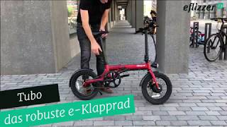 eflizzer Tubo  das robuste elektro Klapprad [upl. by Ailene]