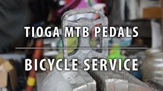 Retro Tioga MTB  Flat Pedals  Service  Overhaul  Bicycle Maintenance [upl. by Adnaloy]