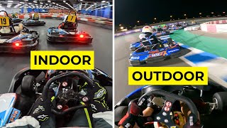 Indoor Karting vs Outdoor Karting comparison [upl. by Krasnoff703]