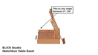 Refresh your Studio Blick Studio Sketchbox Table Easel [upl. by Yesteb427]