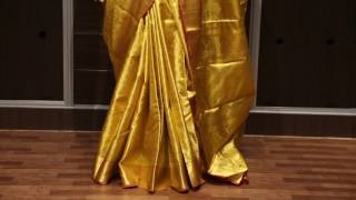 Full gold wedding saree  VBL4F3A9243 from kanchidesignerscom [upl. by Folger]