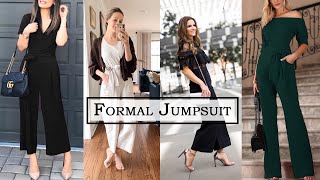 Formal Jumpsuits  2021 Jumpsuit Outfit Ideas  2021 How to Style a Jumpsuit  2021 [upl. by Fitzsimmons371]