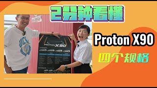 2分鐘看懂PROTON X90四個規格 [upl. by Talbot23]