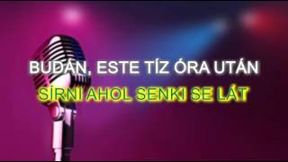 Magyar Karaoke Örökzöld Budán este 10 óra után [upl. by Schick36]