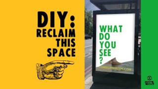 DIY ADHacking Tutorial  How To Reclaim Bus Stop Adverts [upl. by Nangem43]