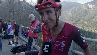 Egan Bernal  Interview at the finish  Stage 6  Volta Ciclista a Catalunya 2024 [upl. by Toille]