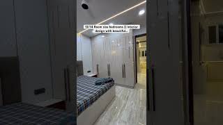 1214 Room size bedrooms  interior design with beautiful bedroomdesign sortvideo youtubesh [upl. by Eelta]