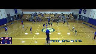 LaCenter High School vs Woodland High School Girls Varsity Volleyball [upl. by Ettevy]