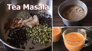 Tea Masala  Chai Masala Powder  How to make Tea Masala  Masala Chai  Chai masala [upl. by Leahcimnaj]