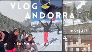 ANDORRA VLOG 48 horas Día de skifiesta en la nieve cómo llegar precios FORFAIT  equipamiento [upl. by Whiney]