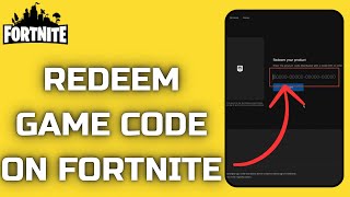 How to Redeem Game Code on Fortnite 2024 [upl. by Lawlor]