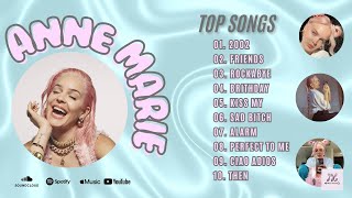 Anne Marie Greatest Hits Full Playlist 2024  Anne Marie Best Songs 2024 [upl. by Ahsekad]