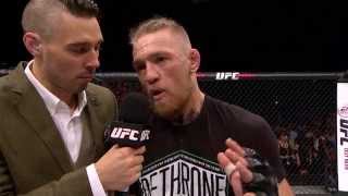 Fight Night Dublin Conor McGregor Octagon Interview [upl. by Adnerb]