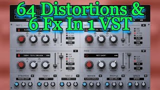 New 64 In 1 Distortion VST Plugin by United Plugins  Cyberdrive  Review amp Demo [upl. by Doralia]