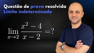 Questão de prova resolvida  Limite 0 sobre 0 [upl. by Akinna]