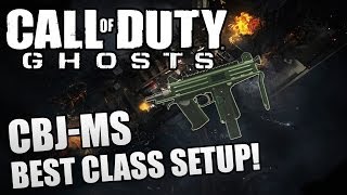 Call of Duty Ghosts CBJMS Best Class Setup  Best Attachments and Perks [upl. by Eislehc]