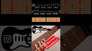 Pentatónica en la guitarra parte 1 más contenido en mi canal 😁 guitarra pentatonica guitarist [upl. by Hume892]