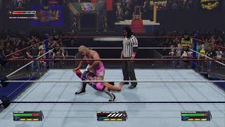 1997  British Bulldog vs Owen Hart  Special Referee Bret Hart [upl. by Haidabo]