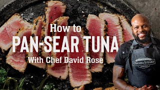 How to PanSear Tuna [upl. by Cody]