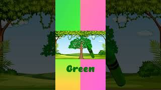 Lets Learn the Colors Green shotrs baby kidssong kidsvideo colors color youtube green [upl. by Ainekahs]