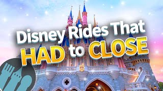 20 Disney Rides That Had to Close and Why [upl. by Tertias]