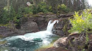 Deadwood Falls  Glacier National Park [upl. by Kynan93]