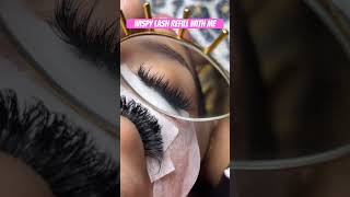 Wispy Lash Extension Transformation foryou lashes shorts lashwithme onlinelearning [upl. by Goetz]