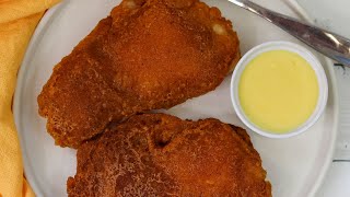 Healthier fried chicken made with cassava flour amp deep fried in pork lard [upl. by Uriiah]