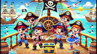 The Pirate Jiggle  Dance and Sing with Pirate Fun [upl. by Nnylorac535]