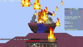 Minecraft Fireball Fight Clips [upl. by Ahsilem361]