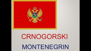 Montenegrin Language Basic Phrases1 [upl. by Annaerb]