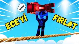 ARKADAŞINI FIRLAT OYUNU KAZAN🤣AYŞEM ECE ARI💥ARIGİLLER🐝ROBLOX CARRY PUZZLES TEAMWORK OBBY [upl. by Nollahs]