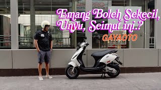 PIAGGIO ZIP  EMANMG BOLEH SEIMUT INI [upl. by Audris]