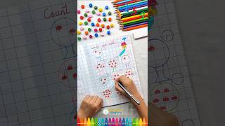 🌈 Count amp Write the Correct Number 🔢 Mathematics Worksheets for Kindergarten 🍎 shorts kids viral [upl. by Elleved]