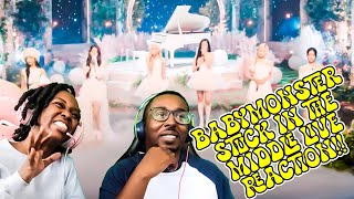 BABYMONSTER  Stuck In The Middle SPECIAL STAGE  REACTION  ygentertainment babymonster kpop [upl. by Loralie]