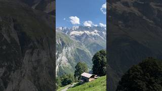 📍Gimmelwald hike mürren nature trail swissalps swissmountains switzerland travel happy [upl. by Oeflein]