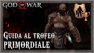 God of War ITA  Guida allarmatura dellantico  trofeo primordiale [upl. by Anneirda]