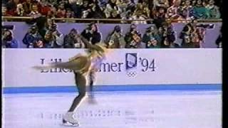 Surya Bonaly FRA  1994 Lillehammer Figure Skating Ladies Technical Program [upl. by Adnuahsar]