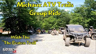 Group ATV Ride  Michaux DCNR Trails atv [upl. by Hsekar]