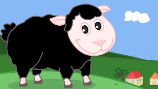 BAA BAA BLACK SHEEP Childrens Song with Lyrics [upl. by Fairfield698]