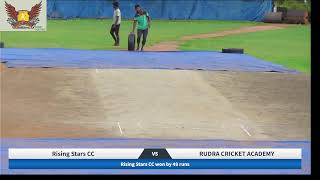 T30 CRICKET CHAMPS S19 \\ RUDRA CA VS RISING STARS [upl. by Bernadina]