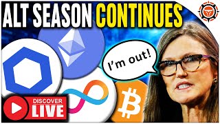 Ethereum Chainlink amp ICP PUMPING Kathie Wood Sells Her Bitcoin [upl. by Eissim]