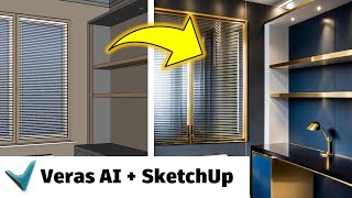 AI Rendering For Architectures SketchUp  Veras 5 New Update Tutorial [upl. by Tomkiel]