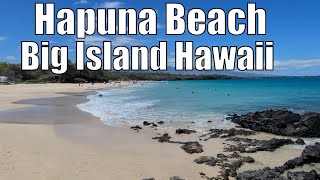 Hapuna Beach Big Island Hawaii Walking Tour [upl. by Ainit655]