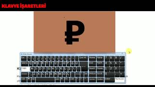 Klavyede Rus Rublesi İşareti  ₽  Nasıl Yapılır How to Make Russian Ruble Sign  ₽  on Keyboard [upl. by Naelcm183]