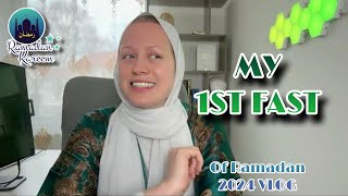 FIRST DAY OF RAMADAN VLOG 2024  Suhoor to Iftar Ramadan Prep Goals Fundraiser amp Channel Updates [upl. by Ayital]