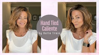 Wig Review HAND TIED CALIENTE by BELLE TRESS in Mocha with Cream for WigsByPattisPearlscom [upl. by Pfaff]